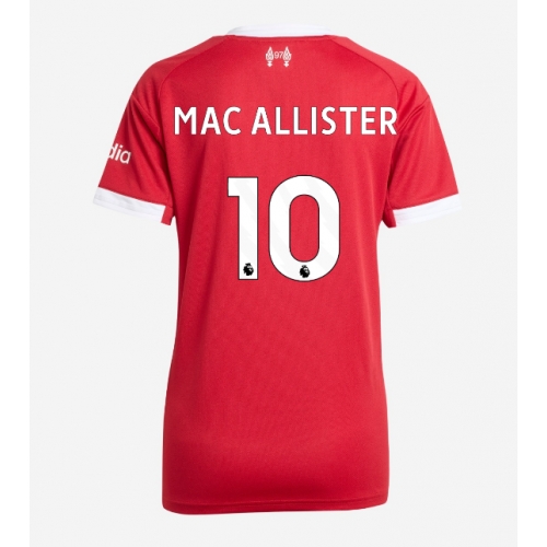Billige Fotballdrakt Liverpool Alexis Mac Allister #10 Replika Hjemmedrakt Dame 2025-26 Kortermet Billige Fotballdrakt Liverpool Alexis Mac Allister #10 Replika Hjemmedrakt Dame 2025-26 Kortermet